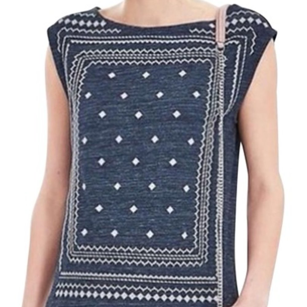 Banana Republic Embroidered Sleeveless Tank